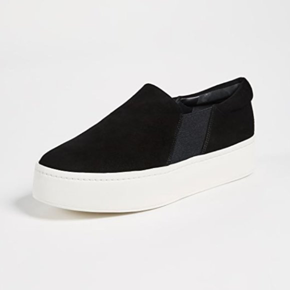 Vince Warren Suede Platform Skate Sneakers SZ 5.5 - Picture 2 of 6